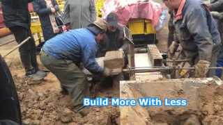 Kleine Ziegelmaschine für die Baustoffproduktion