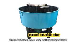 Beton-Flat-Match-Mischer混凝土平口搅拌机视频