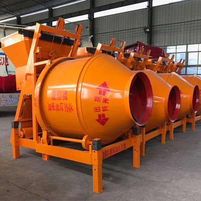 Heavy Duty JZC Tipping Drum Mixer Wear Resistant Cement Plant Equipments