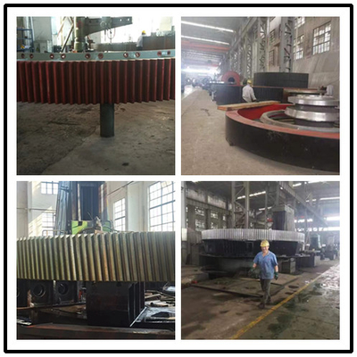 Mill Girth Gear Cast Iron Custom Large Diameter Ring Gear Rotary