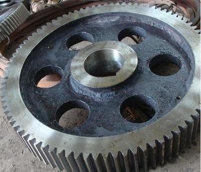 42crmo Steel Pinion Gear Cast And Forged Ball Mill Spare Parts