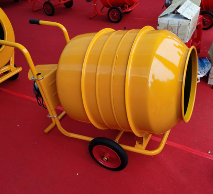 Cement Plant Equipments Equipped With Corrosion Resistant Drum And Mobile Handcart Frame For Concrete Mixing Operations