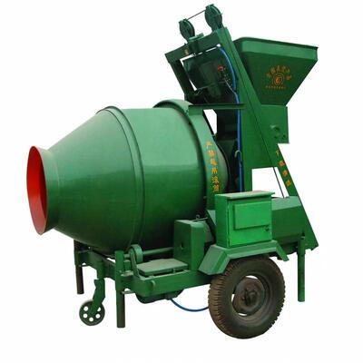 High Efficiency Cement Plant Equipments Portable Tilt Drum Concrete Mixer For Mine Slope & Road Repair