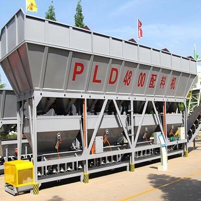 Cement Plant Equipments PLD Series Concrete Batching Machine High Productivity Multi-hopper Aggregate Batching Equipment