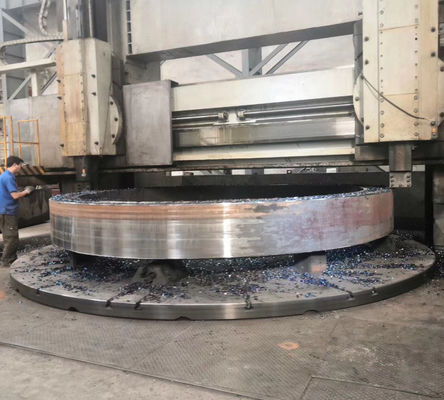 Heavy Duty Rotary Kiln Tyre Lime Dia 9M Castings And Forgings