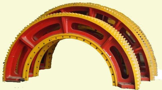 10 Module 100mm Dressing Ball Mill Girth Gear and rotary kiln girth gear for cement plant