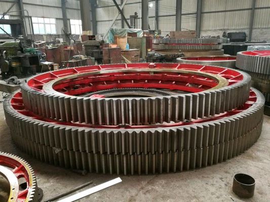 GB7233-87 Sponge Iron Plants GS42CrMo4 Mill Girth Gear And Ball Mill Girth Gear Factory