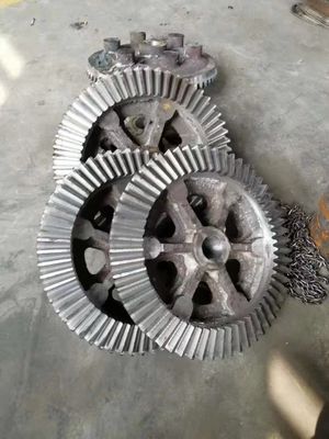 30Mode Integral 100TPD Pinion Gear Shaft And Ball Mill Pinion Gear Factory