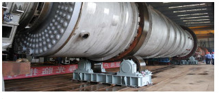 Heavy Duty Rotary Kiln Tyre Lime Dia 9M Castings And Forgings