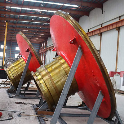 Gussstahl-Endkappen-Gussteile und Schmiedeteile Kugelmühlen-Endabdeckung Kundenspezifisch