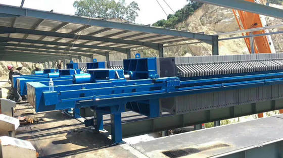 Betriebsanleitung für den stabilen Betrieb der hydraulischen Einbau-Filterpresse mit Zugplatte
