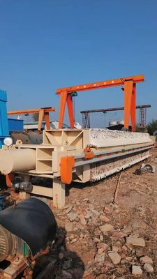 Große mobile Ölflaschenfilterpresse mit automatischem Filtertuch