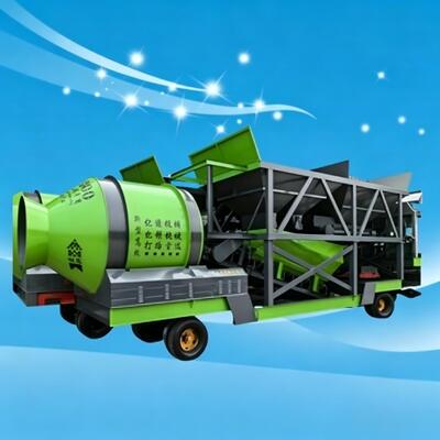 Kompakte Struktur JZM-Serie mobile Trommelmischanlage präzise Wiegen Betonmischanlage Zementanlage Ausrüstung