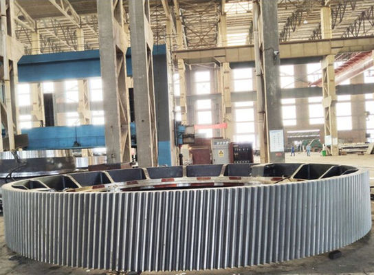 42CrMo Stahl 16000mm großer Ring Gear For Cement Mill- und Drehrohrofen-Gurt-Gang