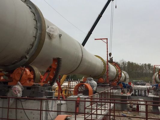 Drehrohrofen des Brenner-Gips-2.2×6.5M des Zement-14t/H für Bergwerksausrüstung