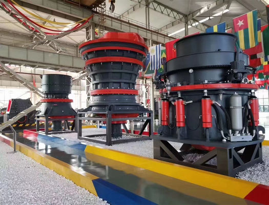 Steinbrecher-Maschine des konkreter Frühlings-mobile Kegel-1200TPH