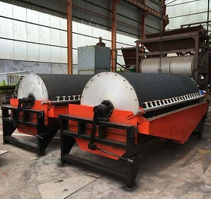 Maschine 20t/h 35r/Min Wet Drum Magnetic Separator für die Mineralverarbeitung