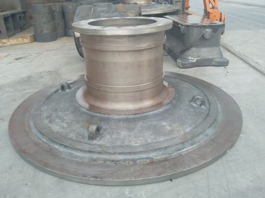 Kundengebundene Stahl-Endstöpsel-Ball-Mühlseitenverkleidung des Casting-485MPA und Mühlendstöpsel, Mühle beendet
